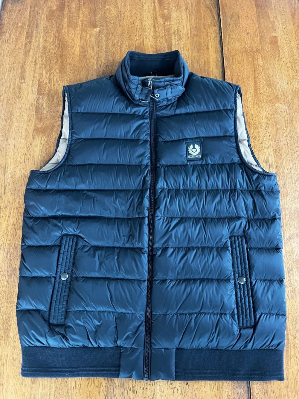 Belstaff Circuit Down Gilet Puffer Vest Black